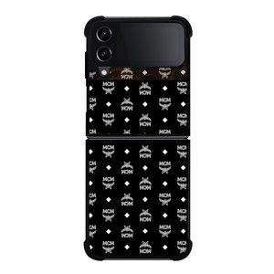 MCM MICHAEL CROMER MUNICH BLACK LOGO Samsung Galaxy Z Flip 4 Case Cover