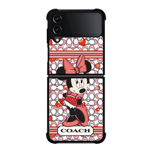 MINNIE MOUSE DISNEY COACH NEW YORK LOGO Samsung Galaxy Z Flip 4 Case Cover