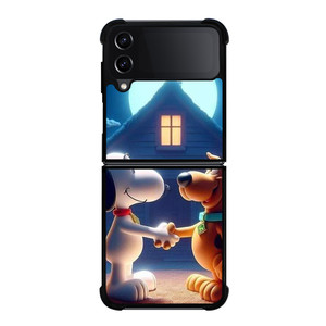 SNOOPY THE PEANUTS AND SCOOBY DOO Samsung Galaxy Z Flip 4 Case Cover