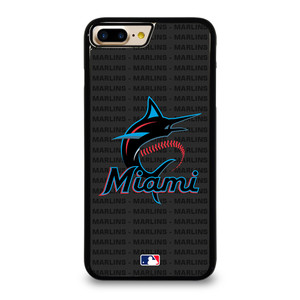 MIAMI MARLINS BASEBALL BLACK iPhone 7 / 8 Plus Case Cover