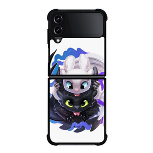 TOOTHLESS AND LIGHTFURY HOW TO TRAIN YOUR DRAGON Samsung Galaxy Z Flip 4 Case Cover