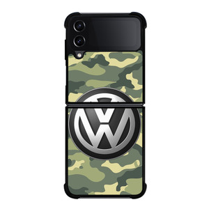VOLKSWAGEN VW LOGO CAMO ICON Samsung Galaxy Z Flip 4 Case Cover VOLKSWAGEN VW LOGO CAMO ICON Samsung Galaxy Z Flip 4 Case Cover