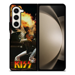 ACE FREHLEY KISS GUITAR FIRE Samsung Galaxy Z Fold 5 Case Cover ACE FREHLEY KISS GUITAR FIRE Samsung Galaxy Z Fold 5 Case Cover