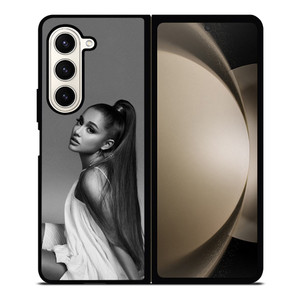 ARIANA GRANDE BLACK AND WHITE Samsung Galaxy Z Fold 5 Case Cover ARIANA GRANDE BLACK AND WHITE Samsung Galaxy Z Fold 5 Case Cover