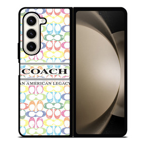 COACH NEW YORK LOGO AMERICAN LEGACY COLORFUL PATTERN Samsung Galaxy Z Fold 5 Case Cover COACH NEW YORK LOGO AMERICAN LEGACY COLORFUL PATTERN Samsung Galaxy Z Fold 5 Case Cover