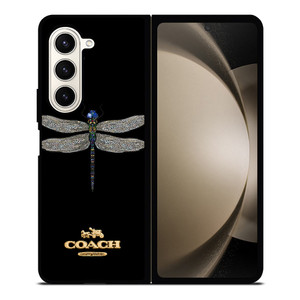 COACH NEW YORK LOGO DRAGONFLY Samsung Galaxy Z Fold 5 Case Cover