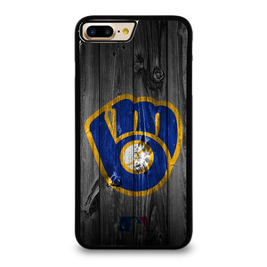 MILWAUKEE BREWERS MLB BASEBALL WOODEN LOGO iPhone 7 / 8 Plus Case Cover