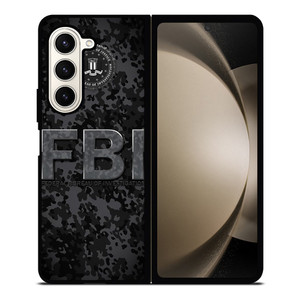 FBI LOGO CAMO Samsung Galaxy Z Fold 5 Case Cover FBI LOGO CAMO Samsung Galaxy Z Fold 5 Case Cover