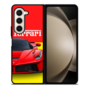 FERRARI LOGO RED CAR Samsung Galaxy Z Fold 5 Case Cover FERRARI LOGO RED CAR Samsung Galaxy Z Fold 5 Case Cover