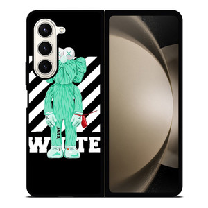 KAWS ICON OFF WHITE LOGO Samsung Galaxy Z Fold 5 Case Cover