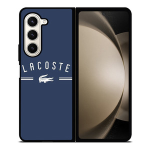 LACOSTE CROC LOGO BLUE Samsung Galaxy Z Fold 5 Case Cover