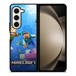 MINECRAFT GAMES UNDER WATER Samsung Galaxy Z Fold 5 Case Cover
