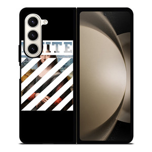 OFF WHITE LOGO MONALISA ICON Samsung Galaxy Z Fold 5 Case Cover