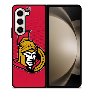 OTTAWA SENATORS LOGO NHL HOCKEY TEAM LOGO Samsung Galaxy Z Fold 5 Case Cover