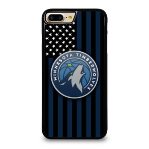 MINNESOTA TIMBERWOLVES NBA USA FLAG iPhone 7 / 8 Plus Case Cover