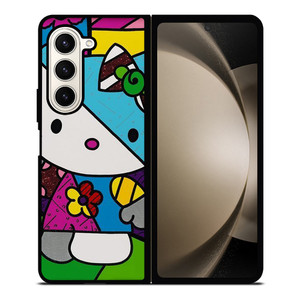 ROMERO BRITTO HELLO KITTY ART Samsung Galaxy Z Fold 5 Case Cover