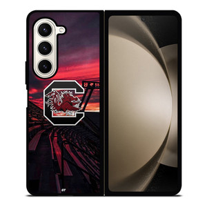SOUTH CAROLINA GAMECOCKS FOOTBALL UNIVERSITY LOGO Samsung Galaxy Z Fold 5 Case Cover