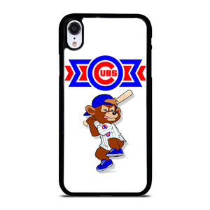 CHICAGO CUBS LOGO BASEBALL TEAM MASCOT iPhone XR Case Cover