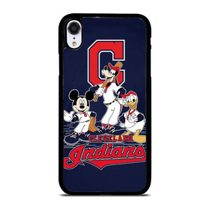 CLEVELAND INDIANS BASEBALL DISNEY MICKEY DONALD GOOFY iPhone XR Case Cover