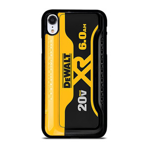 DEWALT TOOL LOGO LITHIUM BATTERY iPhone XR Case Cover DEWALT TOOL LOGO LITHIUM BATTERY iPhone XR Case Cover