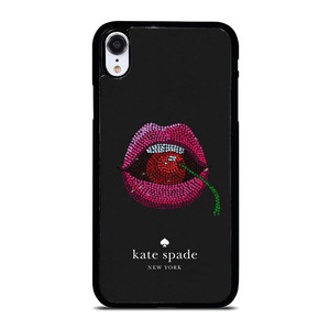KATE SPADE NEW YORK LIPS AND CHERRY iPhone XR Case Cover KATE SPADE NEW YORK LIPS AND CHERRY iPhone XR Case Cover