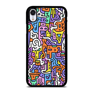 KEITH HARING ART COLORFUL STYLE iPhone XR Case Cover