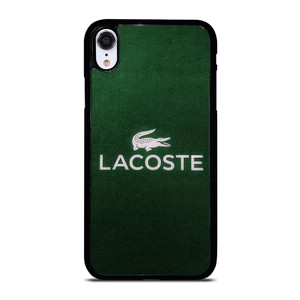 LACOSTE FASHION LOGO GREEN ICON iPhone XR Case Cover LACOSTE FASHION LOGO GREEN ICON iPhone XR Case Cover