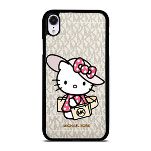 MICHAEL KORS MK LOGO HELLO KITTY iPhone XR Case Cover