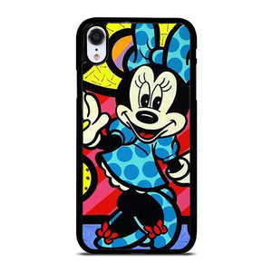 MINNIE MOUSE ROMERO BRITTO ART iPhone XR Case Cover MINNIE MOUSE ROMERO BRITTO ART iPhone XR Case Cover