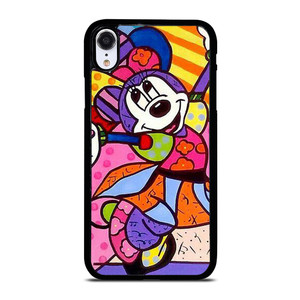 ROMERO BRITTO MINNIE MOUSE ART iPhone XR Case Cover