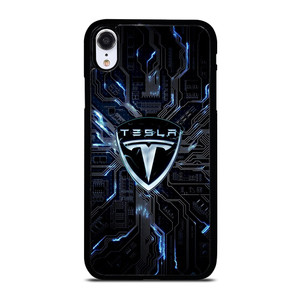 TESLA ELECTRIC CAR LOGO iPhone XR Case Cover