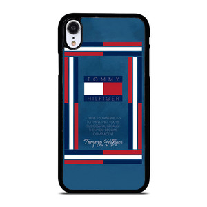 TOMMY HILFIGER LOGO QUOTE iPhone XR Case Cover