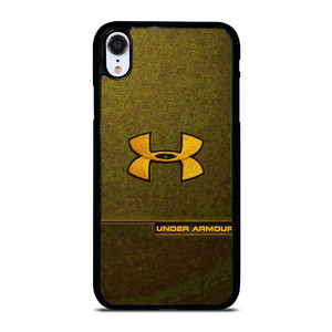 UNDER ARMOUR LOGO EMBROIDERY YELLOW iPhone XR Case Cover UNDER ARMOUR LOGO EMBROIDERY YELLOW iPhone XR Case Cover