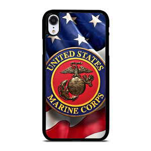 UNITED STATES US MARINE CORPS LOGO FLAG iPhone XR Case Cover