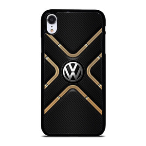 VOLKSWAGEN VW LOGO CARBON ICON iPhone XR Case Cover VOLKSWAGEN VW LOGO CARBON ICON iPhone XR Case Cover