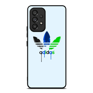 ADIDAS LOGO GREEN BLUE ICON Samsung Galaxy A53 Case Cover ADIDAS LOGO GREEN BLUE ICON Samsung Galaxy A53 Case Cover