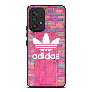 ADIDAS LOGO PINK WALL Samsung Galaxy A53 Case Cover