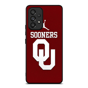 AIR JORDAN OKLAHOMA SOONERS UNIVERSITY FOOTBALL TEAM LOGO Samsung Galaxy A53 Case Cover AIR JORDAN OKLAHOMA SOONERS UNIVERSITY FOOTBALL TEAM LOGO Samsung Galaxy A53 Case Cover