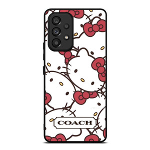 COACH NEW YORK HELLO KITTY FACE COLLAGE Samsung Galaxy A53 Case Cover
