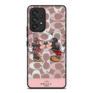 COACH NEW YORK LOGO MICKEY MINNIE MOUSE DISNEY KISS Samsung Galaxy A53 Case Cover COACH NEW YORK LOGO MICKEY MINNIE MOUSE DISNEY KISS Samsung Galaxy A53 Case Cover