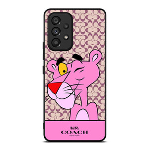 COACH NEW YORK LOGO X PINK PANTHER Samsung Galaxy A53 Case Cover