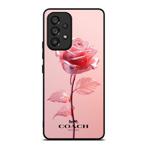 COACH NEW YORK PINK ROSE Samsung Galaxy A53 Case Cover COACH NEW YORK PINK ROSE Samsung Galaxy A53 Case Cover