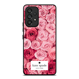 KATE SPADE NEW YORK ROSE PINK RED Samsung Galaxy A53 Case Cover