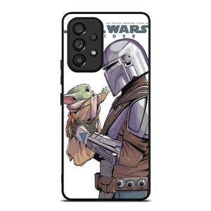 MANDALORIAN AND BABY YODA STAR WARS INSIDER Samsung Galaxy A53 Case Cover