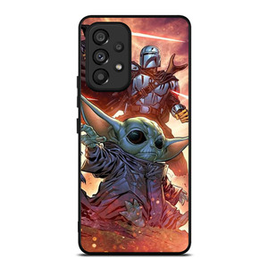 MANDALORIAN AND BABY YODA STAR WARS Samsung Galaxy A53 Case Cover MANDALORIAN AND BABY YODA STAR WARS Samsung Galaxy A53 Case Cover