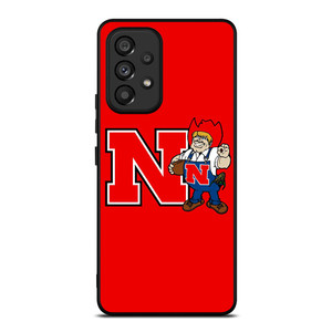 NEBRASKA HUSKERS ICON UNIVERSITY FOOTBALL LOGO Samsung Galaxy A53 Case Cover