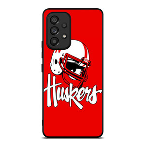 NEBRASKA HUSKERS LOGO UNIVERSITY FOOTBALL ICON Samsung Galaxy A53 Case Cover