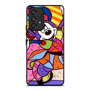 ROMERO BRITTO MINNIE MOUSE ART Samsung Galaxy A53 Case Cover ROMERO BRITTO MINNIE MOUSE ART Samsung Galaxy A53 Case Cover