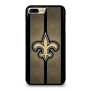 NEW ORLEANS SAINTS NFL METAL STRIPE iPhone 7 / 8 Plus Case Cover NEW ORLEANS SAINTS NFL METAL STRIPE iPhone 7 / 8 Plus Case Cover