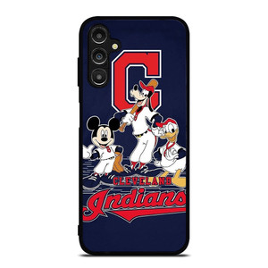 CLEVELAND INDIANS BASEBALL DISNEY MICKEY DONALD GOOFY Samsung Galaxy A14 Case Cover